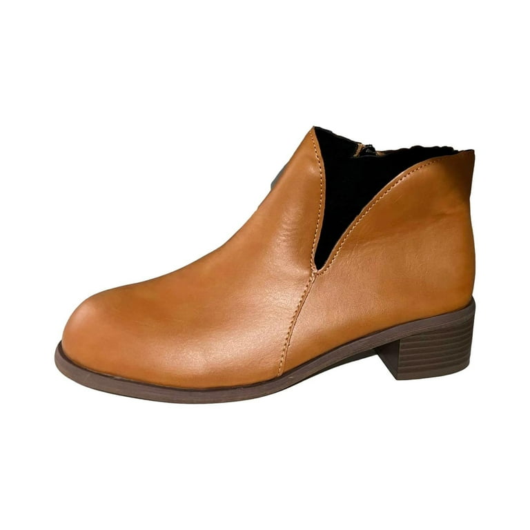 Ladies brown ankle boots sale cheap