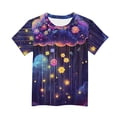 thumbnail image 4 of Cethrio Boys Graphic Tees, Short Sleeve Athletic Casual Summer Boys T Shirts Multicolor Size 9-10T, 4 of 4