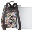 thumbnail image 3 of Yiaed Rose Flowers Print Laptop Backpack for Women Slim Computer Bag Work Travel College Backpack Purse Fits 14 Inch Notebook, 3 of 4