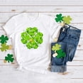 thumbnail image 2 of Gibobby Playeras Niñas Día de San Patricio Camisetas de manga corta con cuello redondo para niños y niñas, camisetas estampadas para niños （I， 10-11 Años), 2 of 5