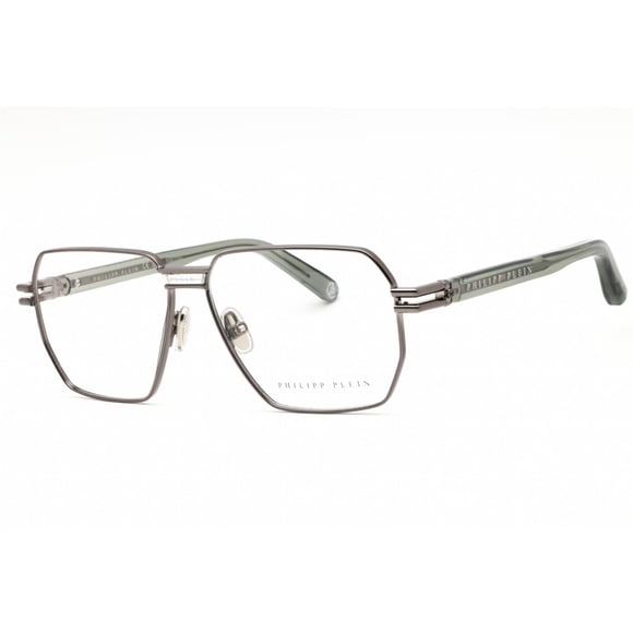 Philipp Plein VPP114M 0509 Men's Shiny Gunmetal Metal Eyeglasses