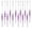 C005- Purple, variant on Holiday Decorations, Blue Transparent Acrylic Icicle 12Pcs Christmas Hanging Ornaments, Ceiling Decorations Hanging for Seasonal Home Decor, 6X1 Inch Christmas Tree Decor for