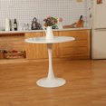 thumbnail image 2 of Dining Table Cuisine Moderne et Dining Table avec Plateau en Verre et Base en Acier Inoxydable, 2 of 7