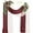 Marsala & Blush 01, variant on Faux Wedding Arch Flower Set Set of 4, 2 Pieces Hanging Flower Arrangement, 2 Pieces, Chiffon Curtains, Ceremony Reception, Fake Roses, Branches, Background, White Sage, Green Flowers, Party Outdoor