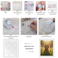 thumbnail image 3 of Paint by Numbers Kit for Adults, Orange Kitten Sunlit Meadow Paint by Numbers, Easy Paint by Numbers Kit for Adults Beginner, DIY Adult Paint by Number Kits on Canvas, Home Decor, 3 of 7