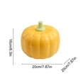 thumbnail image 3 of Halloween Pumpkin Shaped Serving Tray with Lid, Creative Double Tier Plastic Snack Box Container for Candy Fruit and Nut Serving, 3 of 6