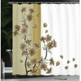 thumbnail image 3 of Ambesonne Japanese Shower Curtain, Romantic Sakura Blooms Art, 69"Wx75"L, Dark Yellow, 3 of 4