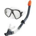 thumbnail image 2 of Intex Reef Rider Polycarbonate Sport Swim Mask and Snorkel Set Ages 14+, 2 of 6