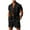 Black, variant on GERsome Men's 2 Piece Outfits Mesh Short Sleeve Solid Color Button Down Shirts and Shorts Set with Pockets S-3XL