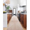 thumbnail image 7 of GLN Rugs Claros - Contemporary, Machine Washable Area Rug - 2'6"x7' Orange Beige Home Carpet, 7 of 7