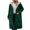Green womens coat, variant on Usmixi Womens Winter Cotton Coat Puffer Long Coat for Women Warm Thickened Soft Cozy Fleece Lined Overcoat Casual Solid Plus Size Plush Trench Jacket Outwear 2023 Cotton Coat