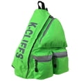 thumbnail image 2 of K-Cliffs 19 inch Unisex Reflective Sling Messenger Backpack Bright Green Student  Daypack, 2 of 6