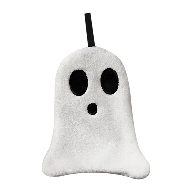 Thickened Hangable Cute Ghost Hand Towel Soft Absorbent Cute Hanging Towel