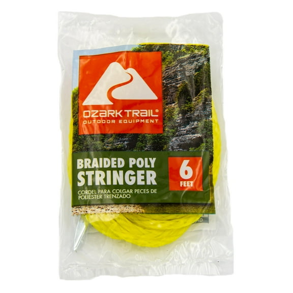 Ozark Trail 6 Foot Braided Poly Stringer - Yellow