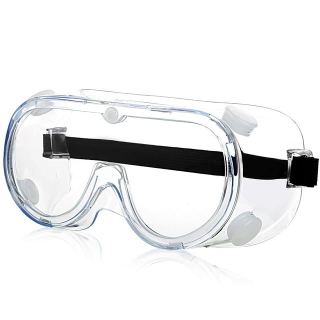 Goggles - Transparentes con antivaho Lentes antivaho Gafas de seguridad para laboratorio químico Goggles