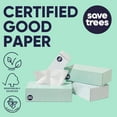 thumbnail image 5 of Bamboo Facial Tissues - 12 Boxes of Eco-Friendly, 3-Ply Hypoallergenic Tissues, 90 Sheets per Box, FSC Certified, Plastic-Free Packaging, Soft & Gentle for Home Use, 5 of 7
