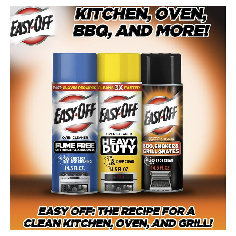 Easy Off 6233887981 14.5 oz Aerosol Can Easy-Off BBQ Grill Cleaner