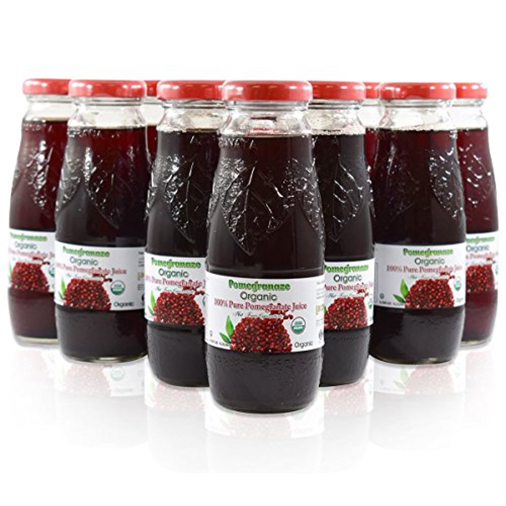 100 Pomegranate Juice 24 Pack ,6.76Fl Oz USDA Organic Certified