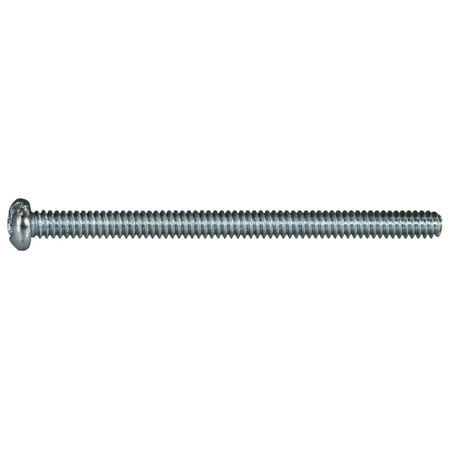 

#6-32 x 2 Zinc Plated Steel Coarse Thread Combo Round Head Machine Screws