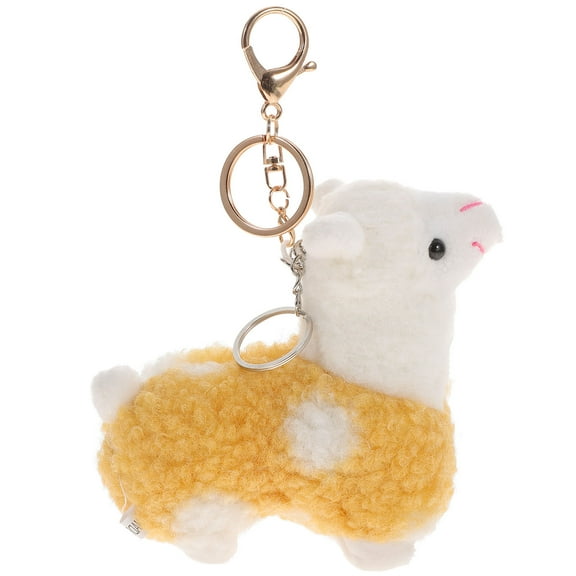 HONMEET 1Pcs Alpaca Key Chain Pendant 6.1x4.7x2.2in for Bag Hanging Decor and Keychain Accessories