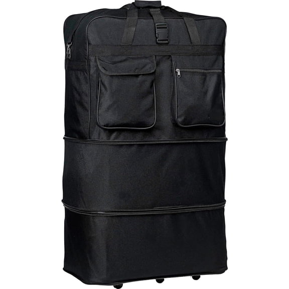 36'' Light-weight Expandable Wheeled Bag for Travel Holds 70 Lbs