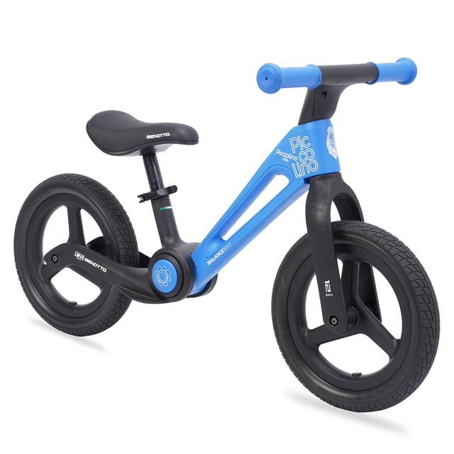 Bicicleta BENOTTO Infantil PICCOLINO ALFA R12 Niño Entrenadora Plegable Compuesto PP Negro/Azul Talla:UN