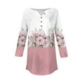 thumbnail image 5 of ZHENHONG Womens V Neck T Shirts, 3/4 Length Sleeve Womens Tops 2025 Spring Casual Tunic T Shirts Womens Tops Going Out Tops, 5 of 5
