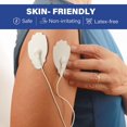 thumbnail image 4 of TENS Unit Replacement Pads, 22PCS Reusable Self-Adhesive Snap Electrodes for TENS/EMS Massager Using 3.5mm Button Lead Wires, 4 of 6
