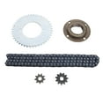thumbnail image 2 of Kit De Cadena Y Piñón Delantero Y Trasero T8F, Cadena Ligera De 116 Eslabones Juego De Cadena De Engranajes T8F De Acero Resistente Para Vehículos Todo Terreno, 2 of 7