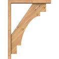 thumbnail image 3 of Ekena Millwork 3 1/2"W x 22"D x 30"H Merced Block Smooth Bracket w/ Offset Brace, Western Red Cedar, 3 of 25