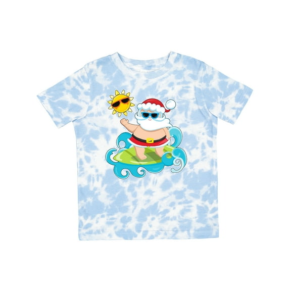 Inktastic Surfing Santa Boys or Girls Toddler T-Shirt