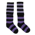 thumbnail image 3 of Calcetines térmicos de para hombres, mujeres y , calcetines , medias rayas, Púrpura Zulema Calcetines hasta la rodilla para mujer, 3 of 8