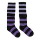 thumbnail image 3 of Todos colores Calcetines Calcetines Medias Rayas de Suave Grueso Cómodo sobre Púrpura Hugo Calcetines hasta la rodilla para mujer, 3 of 10