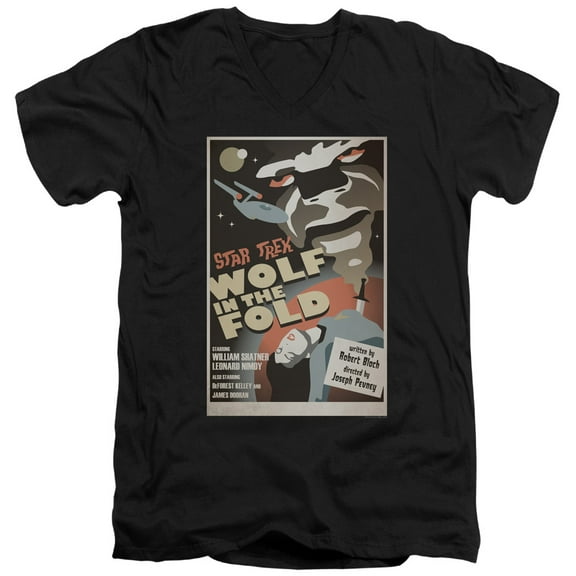 Star Trek - Tos Episode 43 - Slim Fit V Neck Shirt - XX-Large