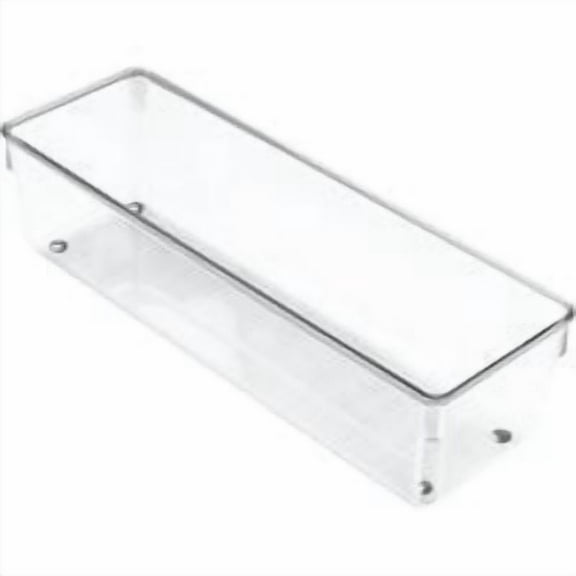 iDesign Linus 4 In. W. x 12 In. L. x 3 In. D. Clear Drawer Organizer Tray 52930