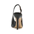 thumbnail image 3 of Sam Edelman Hazel Sling Black Patent Stiletto Heeled Pointed Toe Dress Pumps (Black Patent, 9), 3 of 5