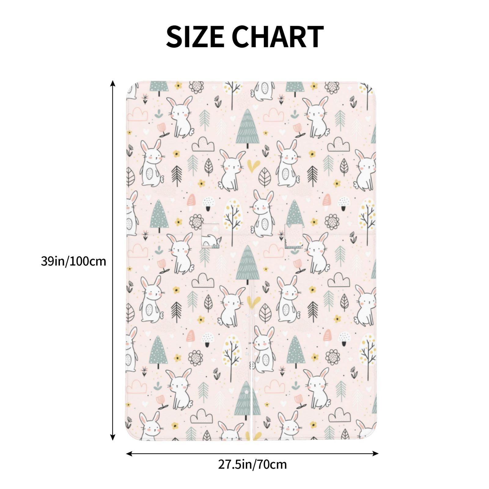 Naloa Rabbit Forest Baby Car Seat Cover, Breathable Baby Carrier Cover, Multiuse Baby Carrier Cover & Nursing Breastfeeding Cover
