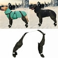 thumbnail image 7 of TELOLY Dog Suspender Boots, Waterproof Dog Boots with Suspenders, Anti-Dog Shoes, Reflective Dog Boots & Paw Protectors for Medium Dogs, Shoes for Hiking, Rainy and Snowy Days, Black L Size, 7 of 7