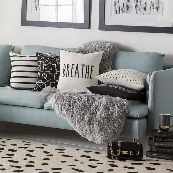 Artistic Weavers Glyph Breathe 18" x 18" Pillow Cover