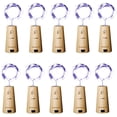 thumbnail image 1 of Luces para botellas de vino Aluan paquete de 10 unidades 12 LED corcho, 1 of 7
