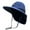 navy blue, variant on New Bucket Hat Fishing Caps Wide Brim Fisherman Hat Hiking Hats Panama Cap Sun Hat KHAKI