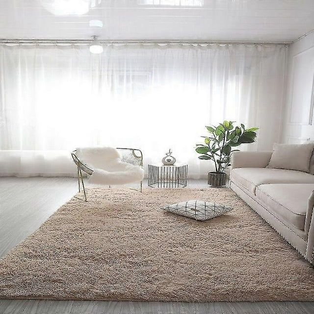 Large Plush Carpet Living Room Decoration Fluffy Rug Thick Bedroom Carpets Anti-slip Floor Soft Lounge Rugs Solid Mat