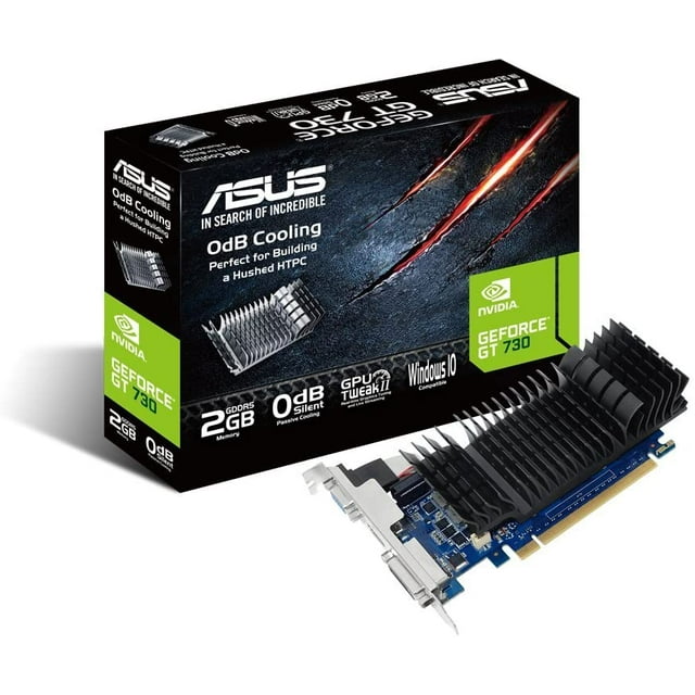 TARJETA DE VIDEO ASUS GT730-SL-2GD5-BRK 2GB GDDR5 LOW PROFILE