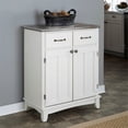 thumbnail image 2 of Homestyles Buffet de Buffets en Bois Blanc Cassé, 2 of 24