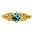 thumbnail image 4 of 18K Gold Over Brass London Blue Topaz Ring s.6 Jewelry RM-1761 TGR1029_C_6, 4 of 6