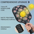 thumbnail image 2 of Pickleball Paddles Set,Pioneer Flower Floral Print Pattern Fiberglass Surface Pickleball Racket Set with 2 Indoor Outdoor Pickleball Balls and Pickleball Bag,Pickle-ball Equipment, 2 of 6