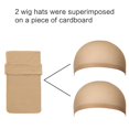 thumbnail image 3 of Mesh Wig Cap Net Natural Nylon Wig Caps (24PCS - Light Brown), 3 of 5