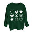 thumbnail image 4 of Bjutir Valentines Day Women Tops Sweatshirts For Women Love Heart Graphic Pullover Winter Crewneck Long Sleeve Sweatshirts, 4 of 4