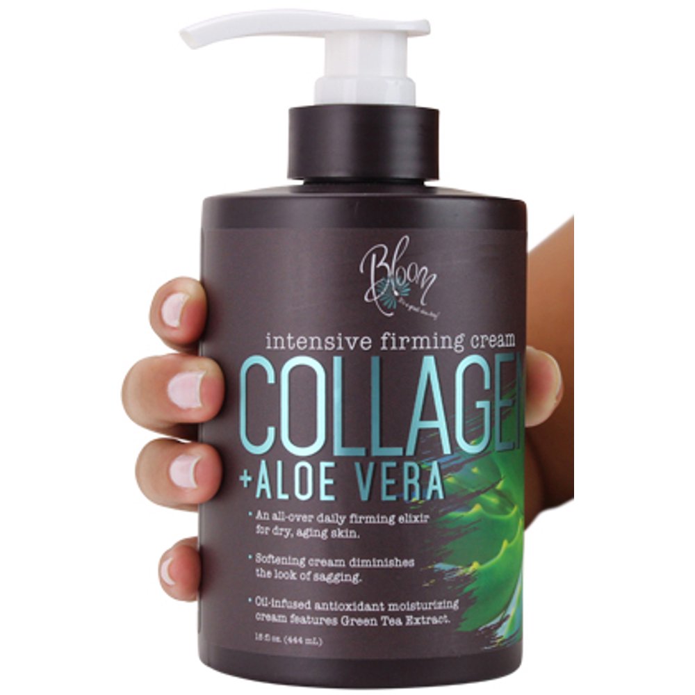 Bloom Collagen + Aloe Vera Intensive Firming Cream. Moisturizing Cream