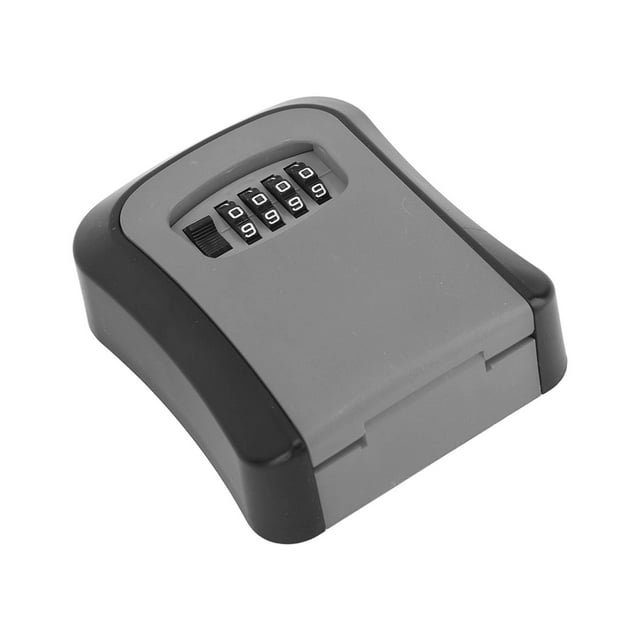 Boîte à Clé Lockbox Combinaison Code Réinitialisable Capacité 5 Clés Murale Étanche Serrure à Clé pour Garages Maisons